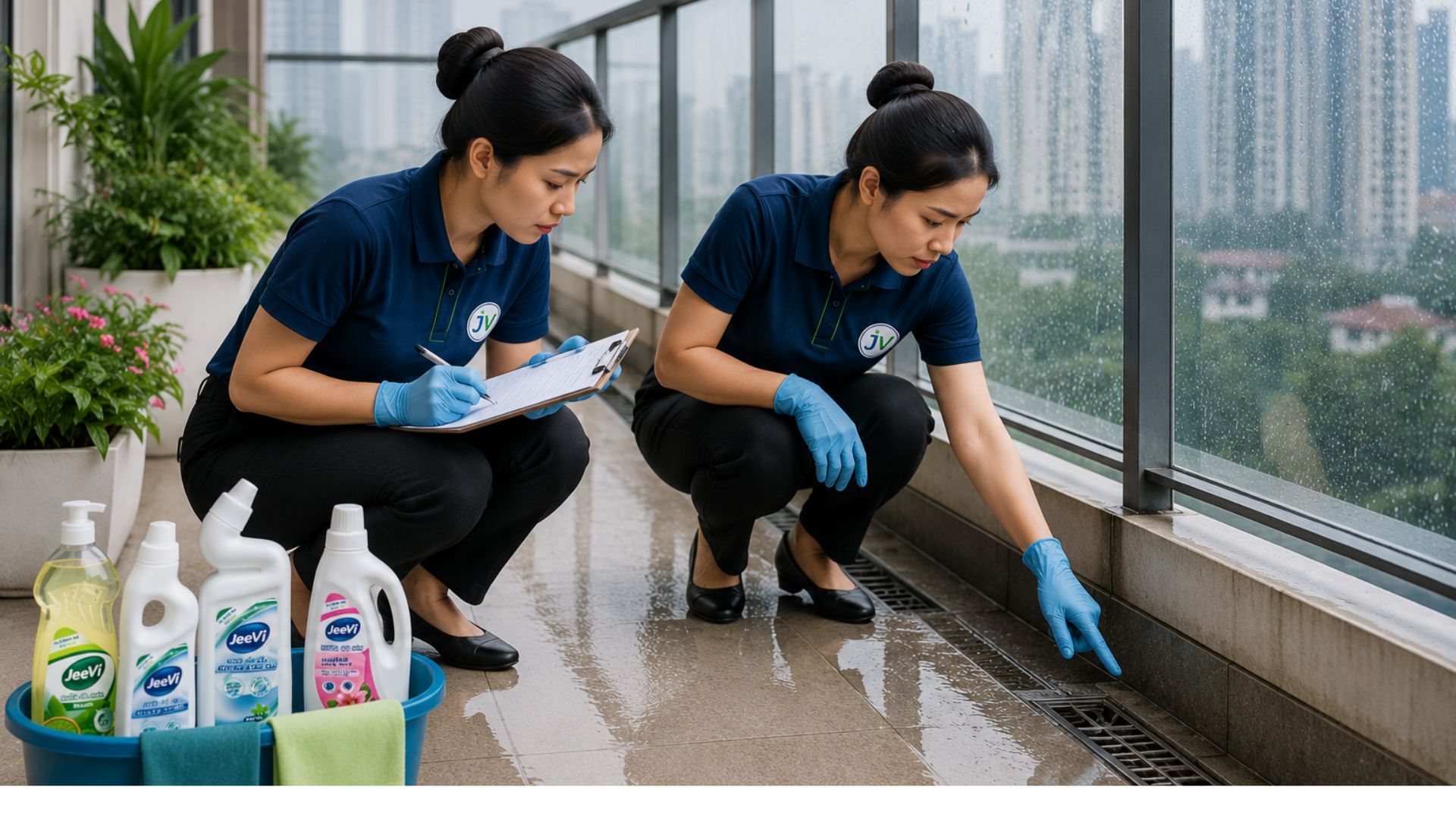 Vết bẩn bám dính siêu chắc trên kính