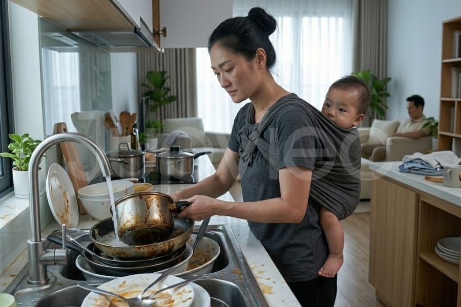 ảnh 1 - Khi Cả Hai Vợ Chồng Đều Đi Làm Ai Đang Làm Việc Nhà Nhiều Hơn .jpg