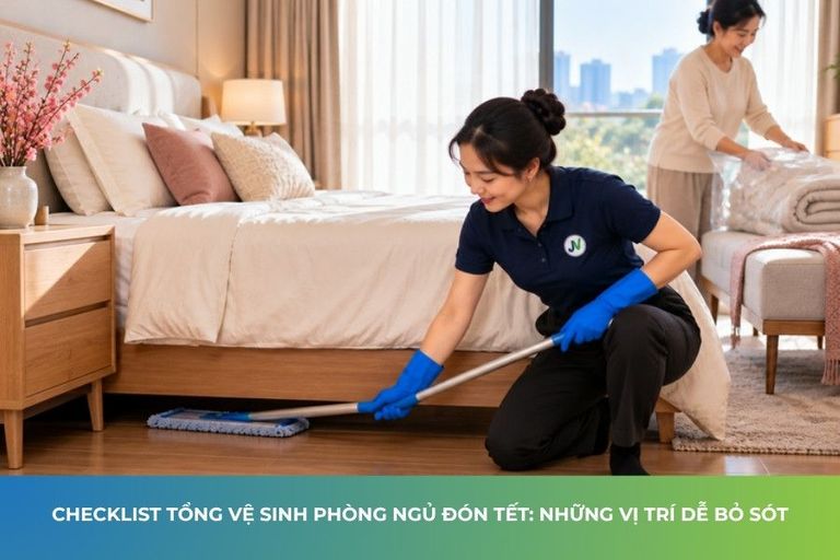 Checklist tổng vệ sinh phòng ngủ đón Tết: Những vị trí dễ bỏ sót