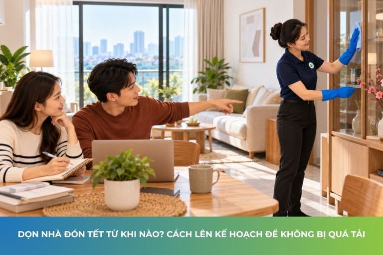 Lên kế hoạch dọn nhà đón Tết cùng Đối tác JupViec