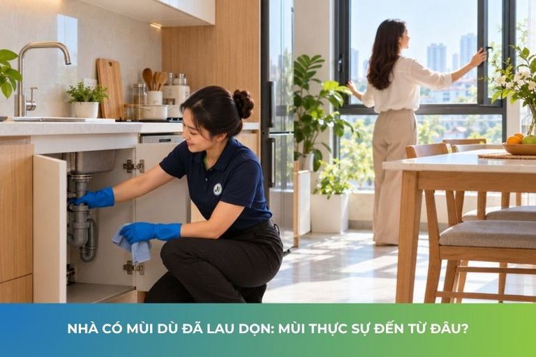 Đối tác JupViec vệ sinh bồn rửa khử mùi