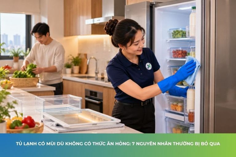 Tủ lạnh có mùi dù không có thức ăn hỏng: 7 nguyên nhân thường bị bỏ qua